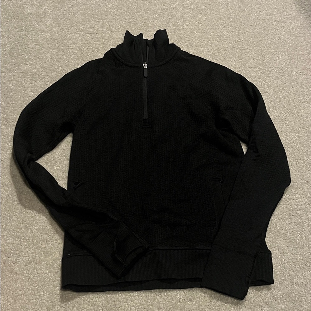 lululemon athletica Black Zip-Up Women’s Knitted Workout